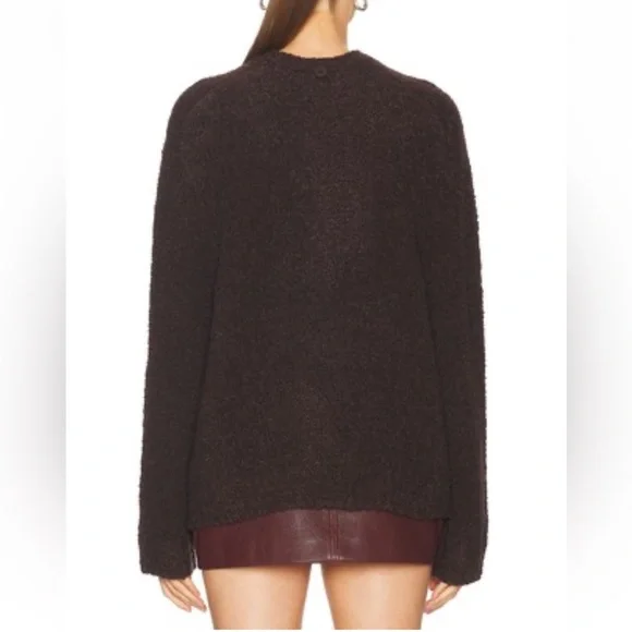 STAUD Women’s LG Earth Siren Sweater Wool Blend Oversized Boyfriend Fit Layering - Picture 10 of 11